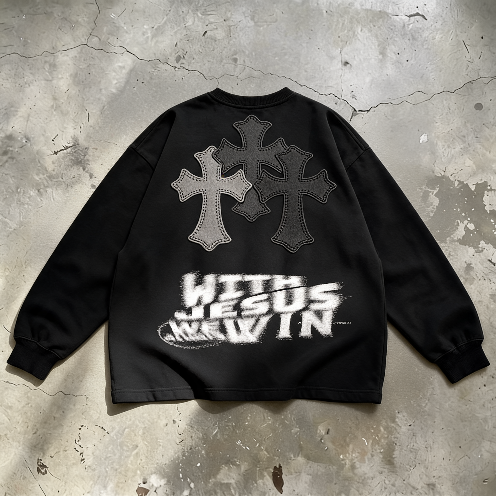 God Is Good  – Embroidered Crewneck